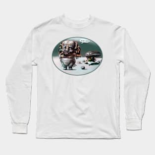 Predator and Alien Babies Long Sleeve T-Shirt